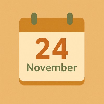 Historischer Kalender – 24. November